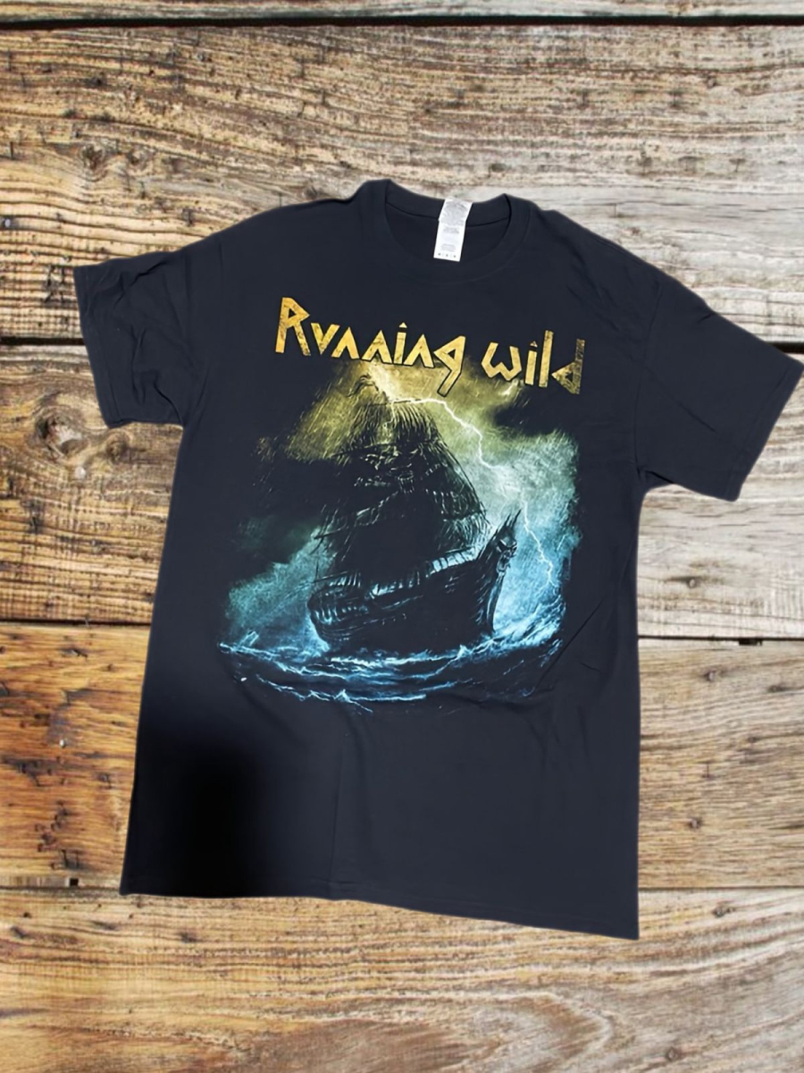 Running Wild T-Shirt - Still riding the storm 1979-2019